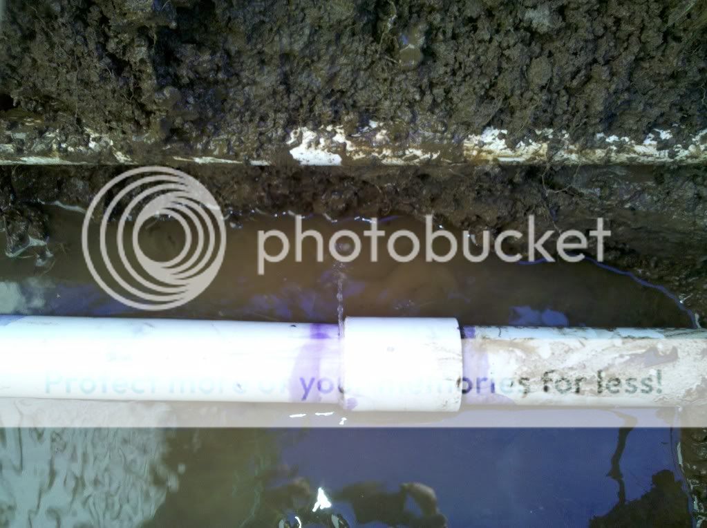 Water Bubbling from ground outside pump house Terry Love Plumbing