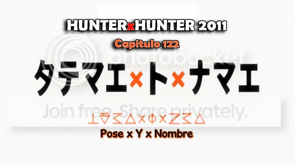 HUNTERxHUNTER (2011) CAPITULO 122