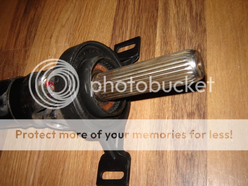 Driveshaft center bearing going out?