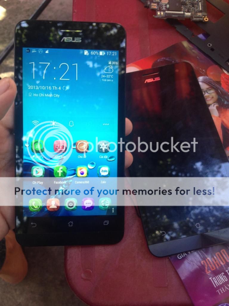 Màn hình + pin + camera Zenfone 5 tháo máy - 1